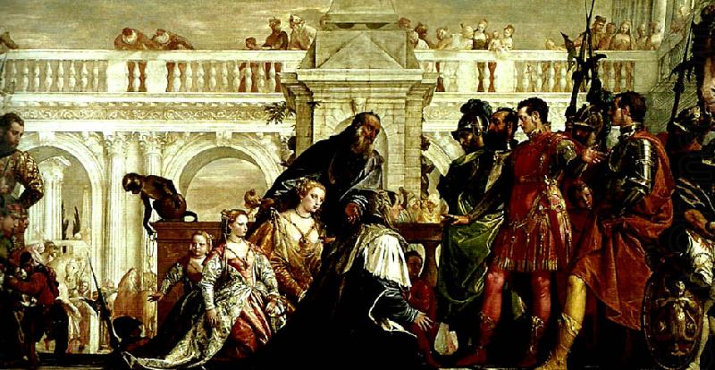 Paolo  Veronese the family of darus before alexander china oil painting image